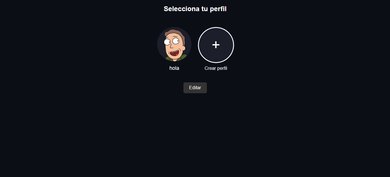 Web Player Profiles View